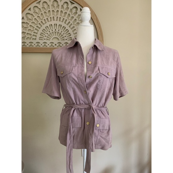 Current/Elliott The Suede Charleville Shirt size 2 - Picture 3 of 10